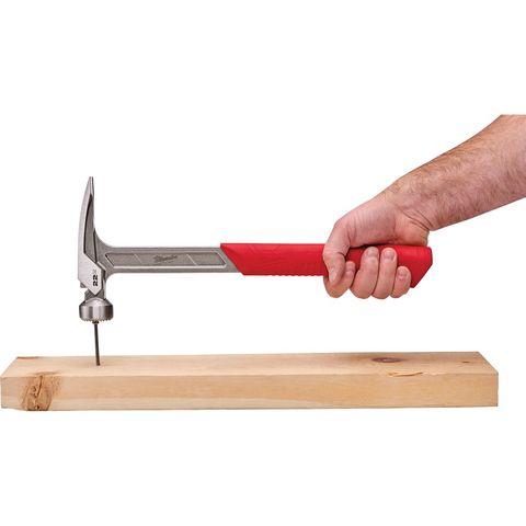 Milwaukee 22 oz Milled Face Framing Hammer 15 in. Steel Handle Mfr