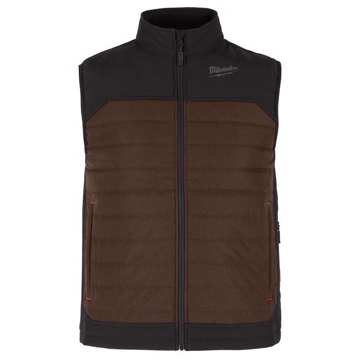 Milwaukee M Unisex Heated Vest Kit Brown