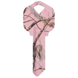 HILLMAN RealTree Pink House/Office Universal Key Blank Single Pink