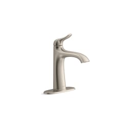 Sterling Endusk Brushed Nickel Transitional Single-Handle Bathroom Sink Faucet 4 in.
