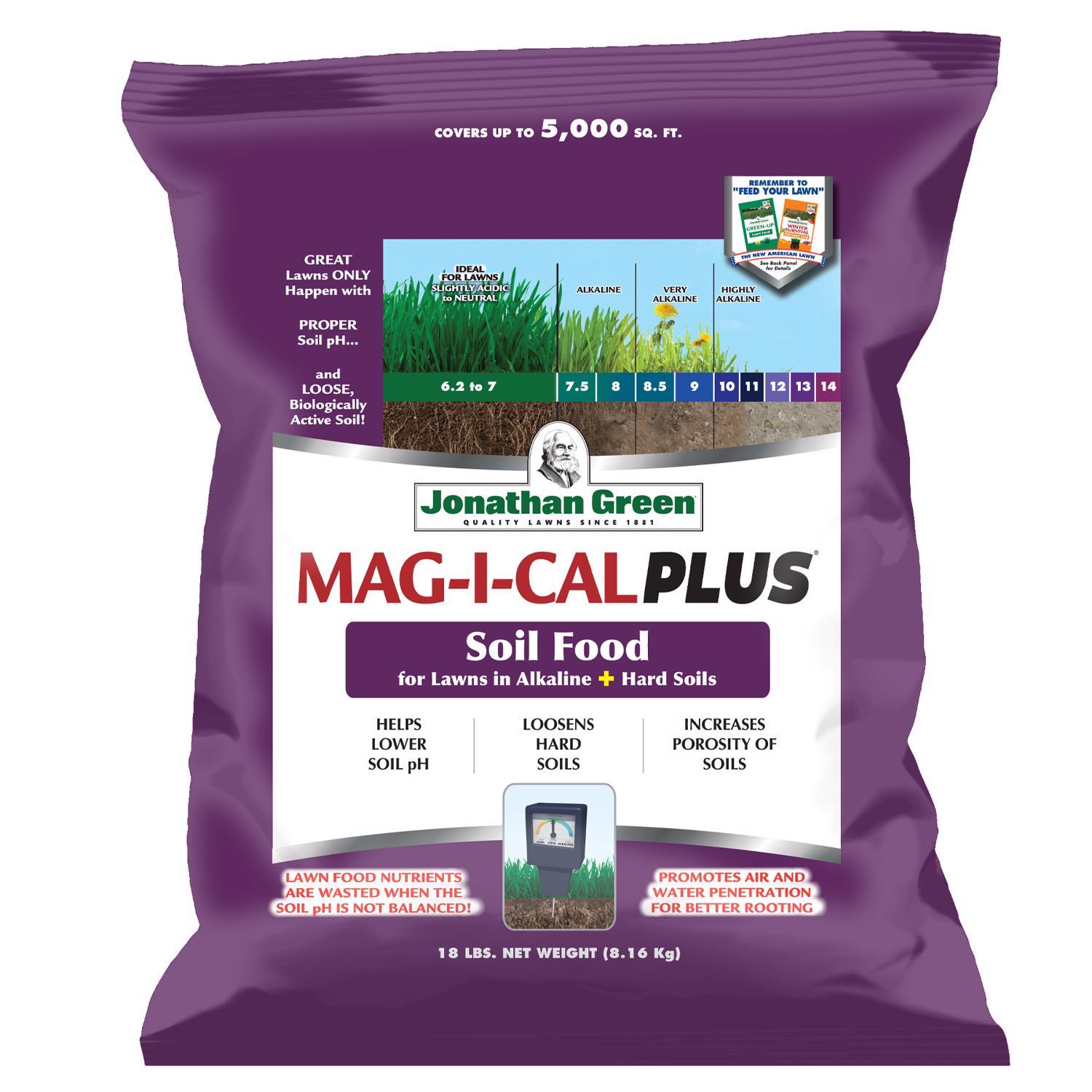 Jonathan Green Mag-I-Cal Plus for Lawns in Alkaline and Hard Soil Annual Program Lawn Conditioner - Thumbnail 2