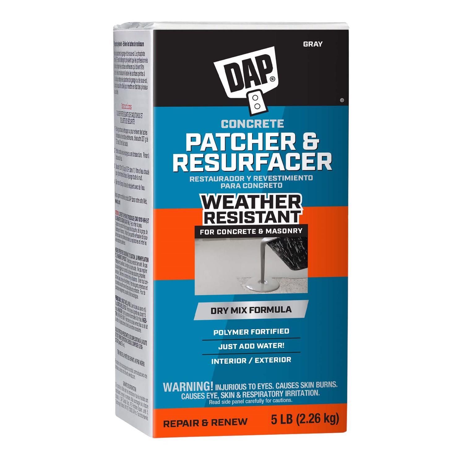 DAP Dry Mix Concrete Resurfacer 5 lb Gray Mfr# 7079810466 - Ace