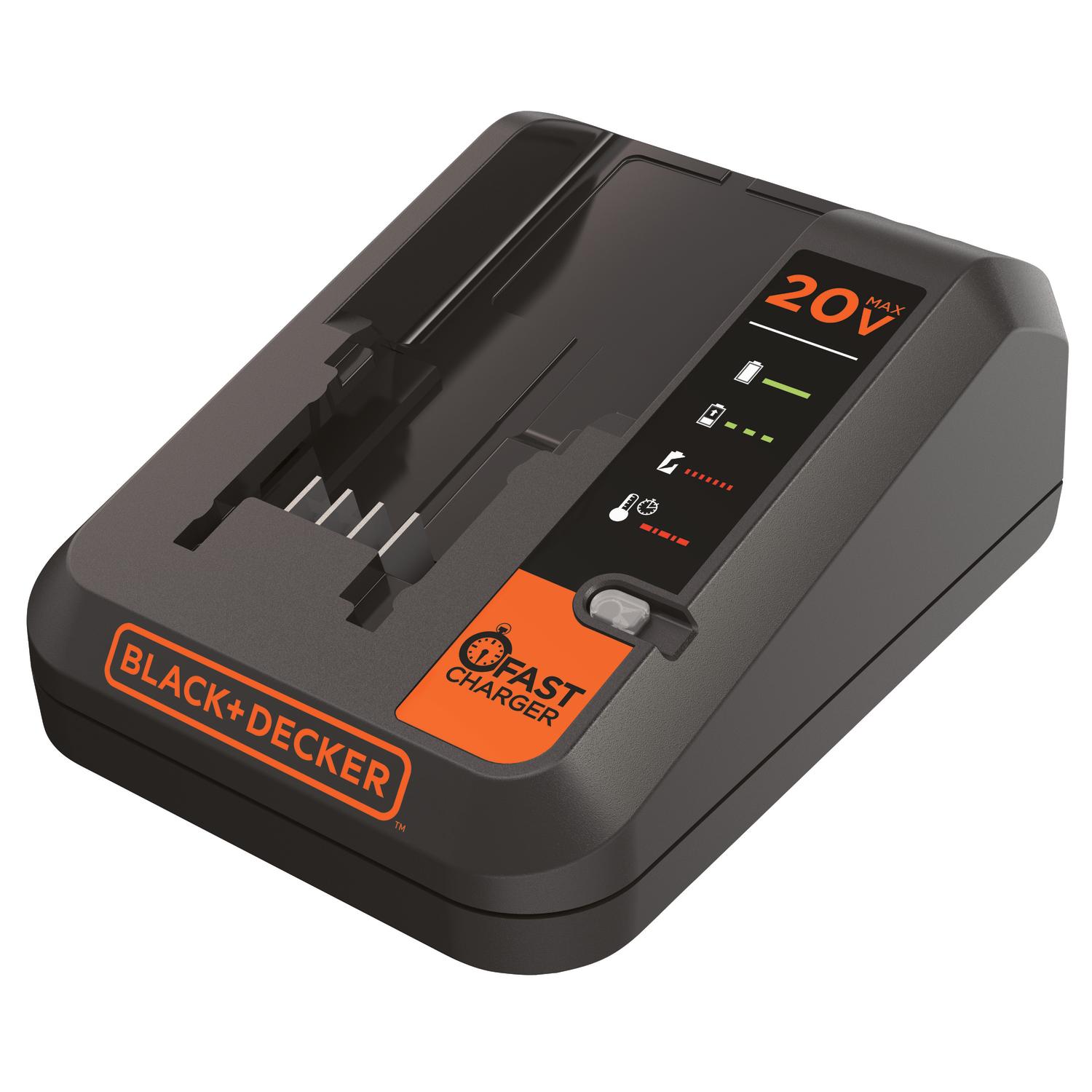 Black+Decker 20 V Lithium-Ion Battery Charger pc Mfr# BDCAC202B
