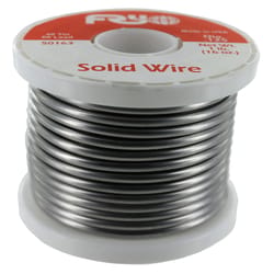 Alpha Fry 16 oz Solid Wire Solder 0.125 in. D Tin/Lead 40/60 1 pc