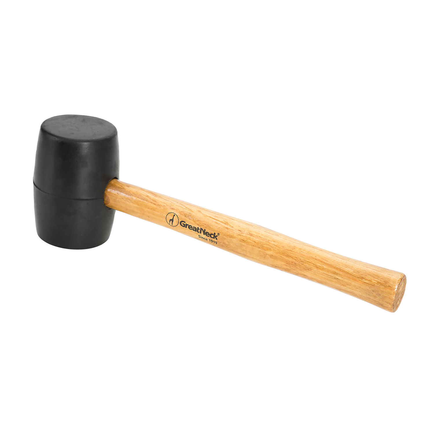 GreatNeck 16 oz Mallet Rubber Head Hickory Handle Mfr# RM16 - Ace