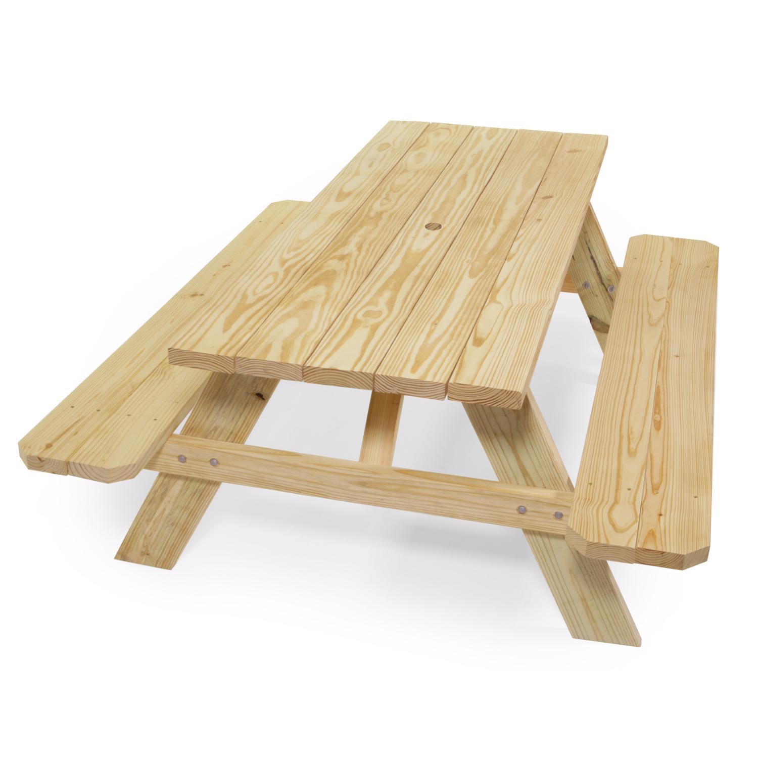 72 in. Rectangle Picnic Table