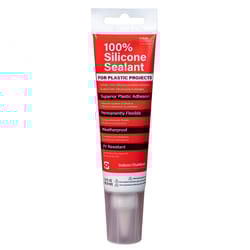 Polymershapes Clear Silicone Adhesive Sealant 2.8 oz