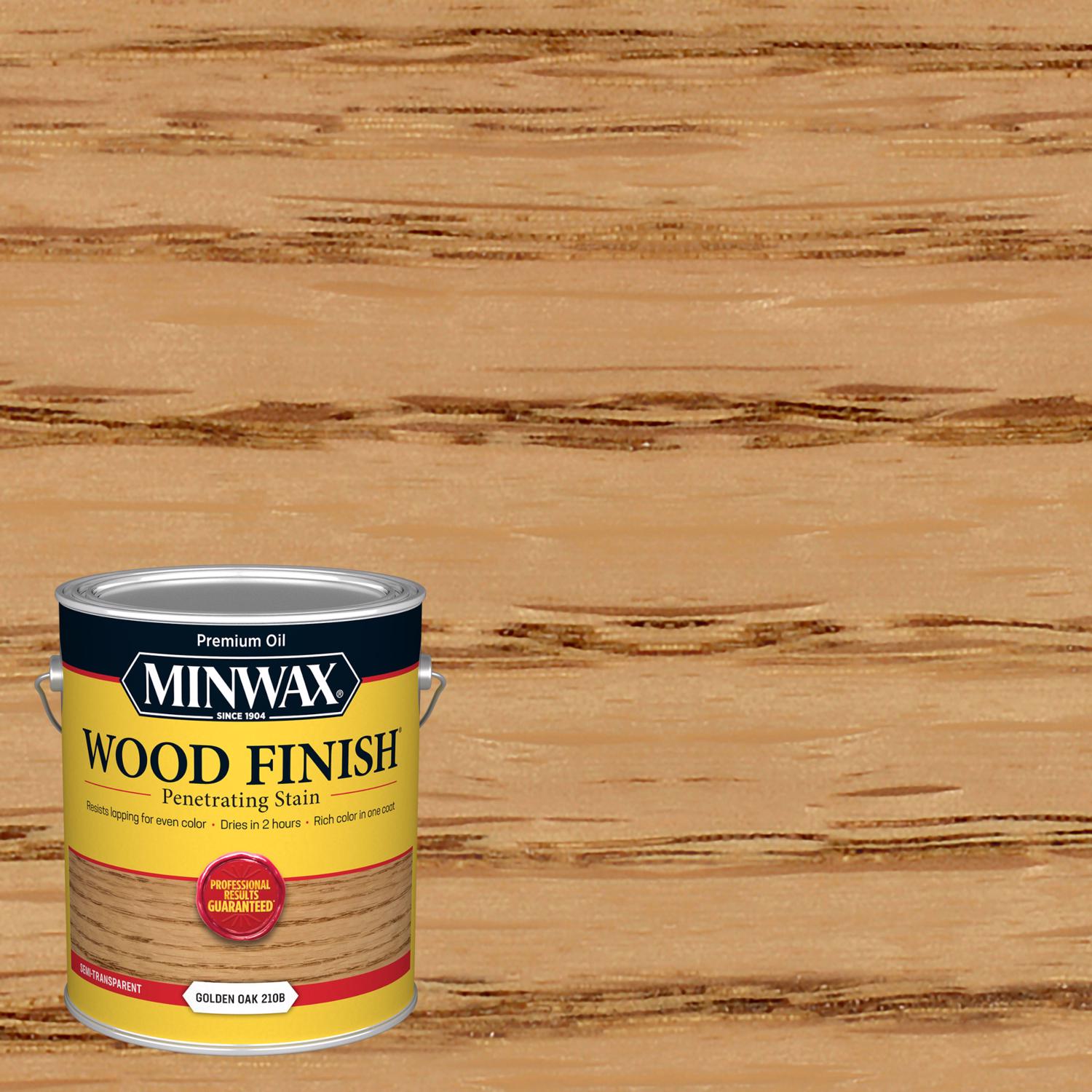 Minwax Wood Finish Semi-Transparent Golden Oak Oil-Based