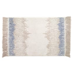 Avanti Linens Abstract Coastal 30 in. L X 20 in. W Multicolored Cotton Bath Rug