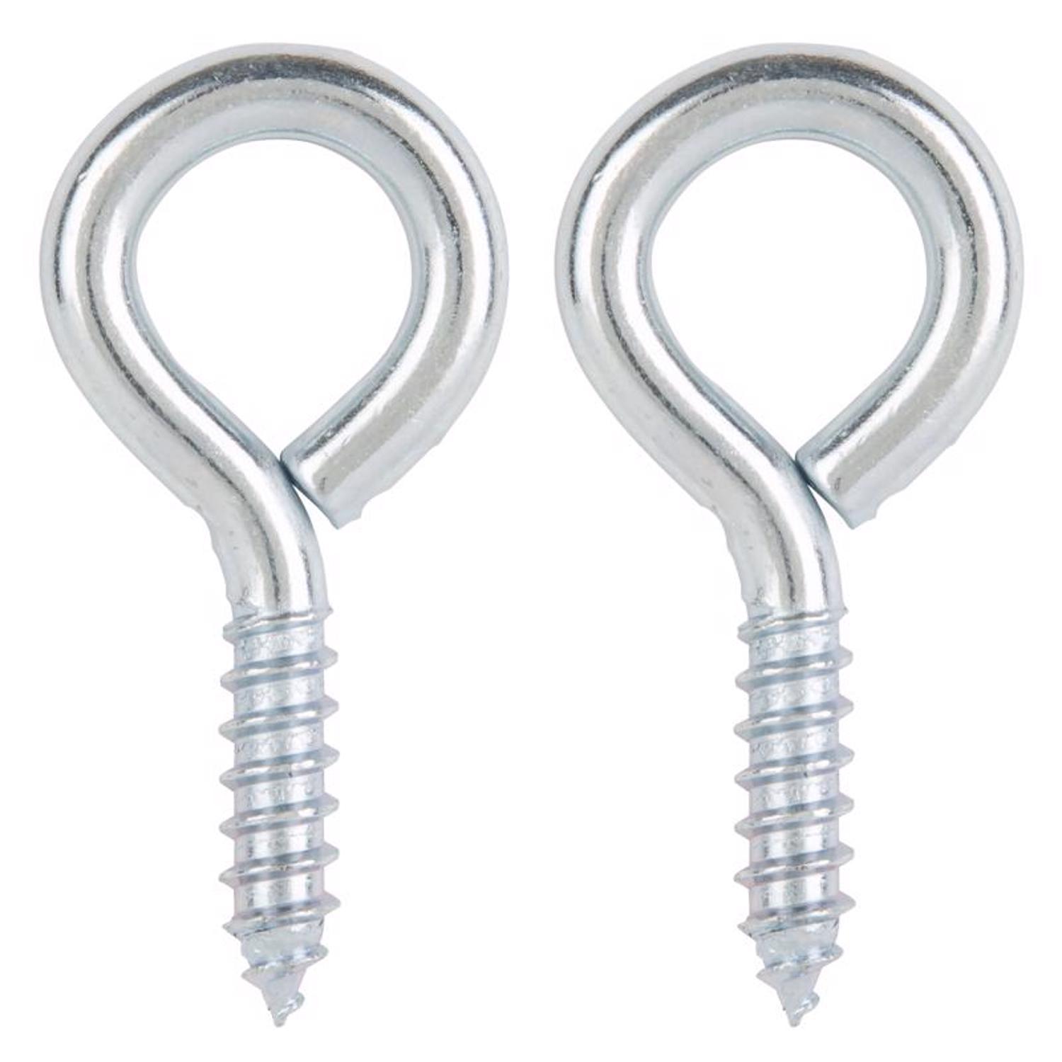 アーモンドアイ Ace 3/8 in. D X 2-7/8 in. L Zinc-Plated Steel Screw Eye 250 lb