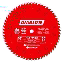 Diablo 10 in. D X 5/8 in. TiCo Hi-Density Carbide Circular Saw Blade 60 teeth 1 pk