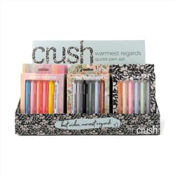 Crush Black Retractable Ball Point Pen 6 pk