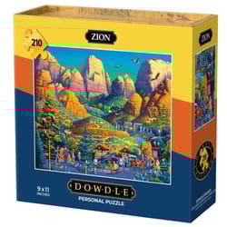 Dowdle Zion Personal Puzzle Cardboard/Paper Multicolored 210 pc