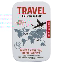 Kikkerland Travel Trivia Game Multicolored