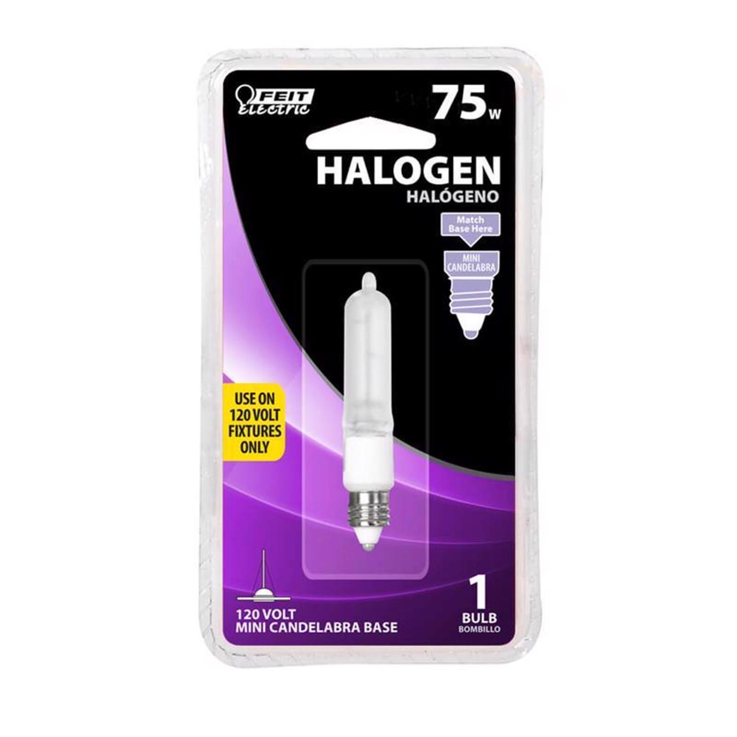 75 Watt Single Ended Halogen Quartz Light Bulbs  BPQ75CL-MC