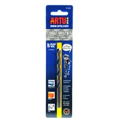 ARTU 9/32 in. X 4-1/4 in. L Cobalt Drill Bit Straight Shank 1 pc