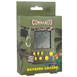 Commando Retro Action Keyring Arcade