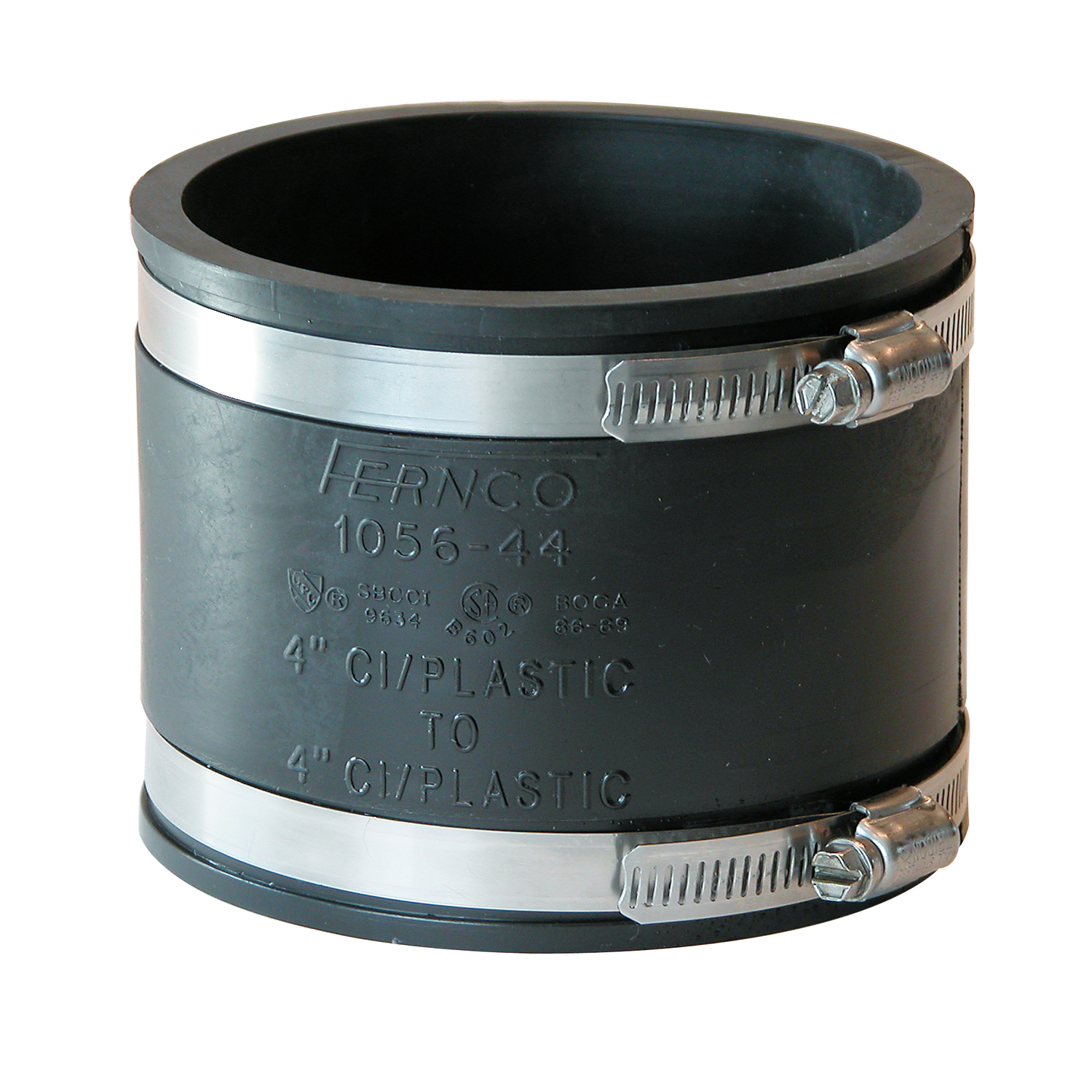 春近し Fernco Schedule 40 4 in. Hub X 4 in. D Hub PVC Flexible Coupling 1