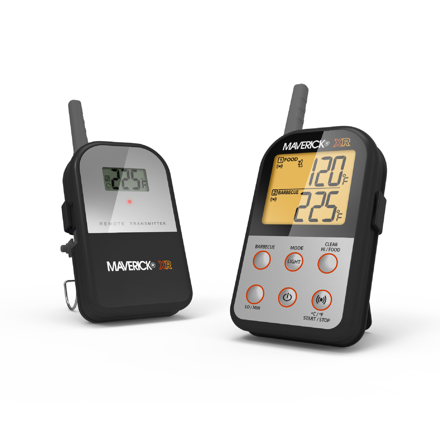 Maverick Extended Range Professional Wireless Dual Probe Thermometer and Timer - Black