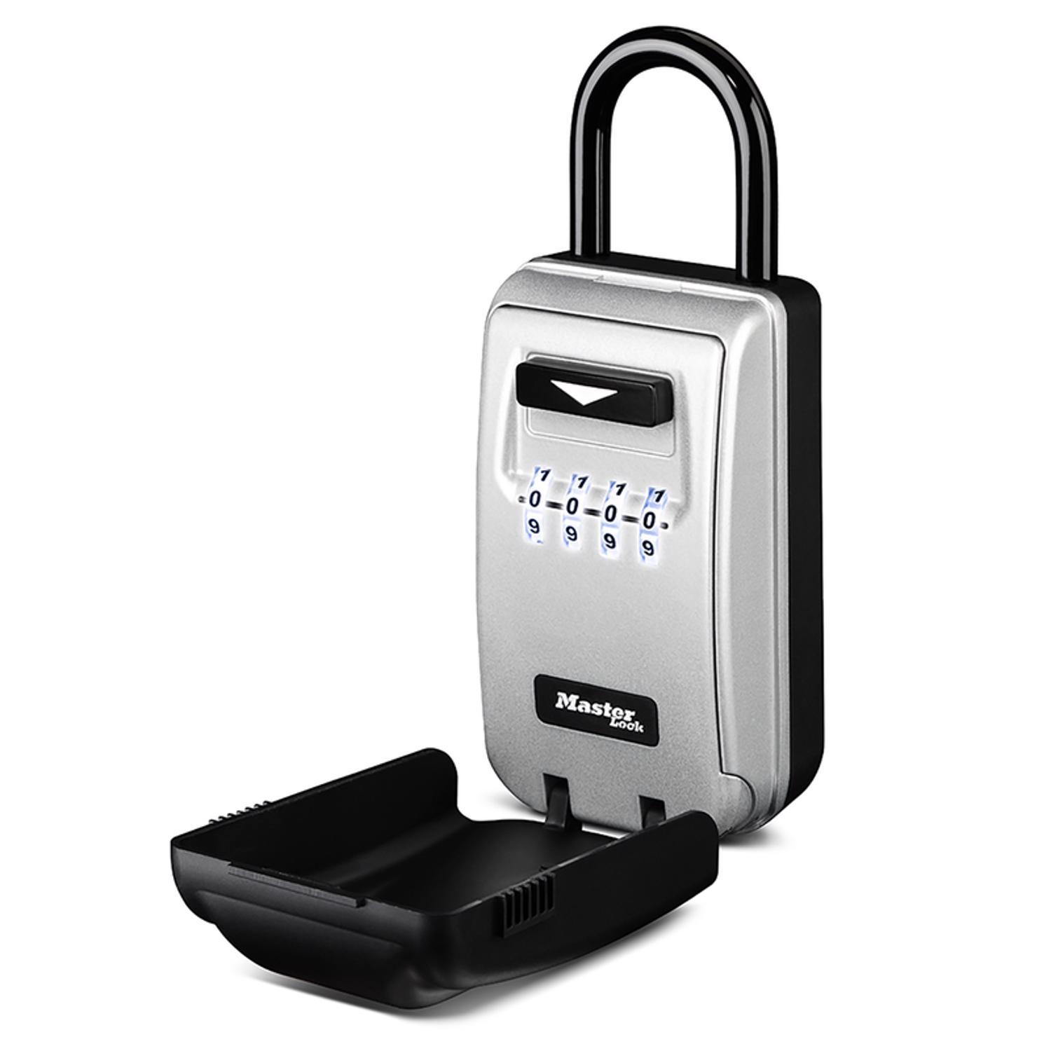 Master Lock 5-1/4 in. H X 2-3/4 in. W Vinyl Covered Steel 3-Digit