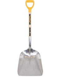 True Temper 46.13 in. Aluminum Scoop Wood Handle