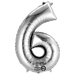 Anagram Balloons Number 6 Foil Balloon 1 pk