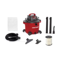 Craftsman 16 gal Corded Wet/Dry Vacuum 12 amps 120 V 6.5 HP