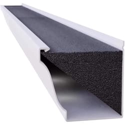 GutterFoam Original 5 in. W X 48 in. L Black Polyether Outdoor Foam Gutter Guard 1 pk