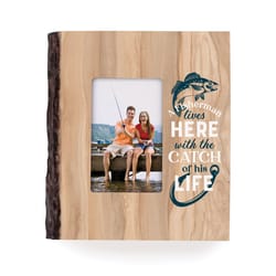 P Graham Dunn 10 in. H X 0.75 in. L Natural Brown Wood Photo Frame