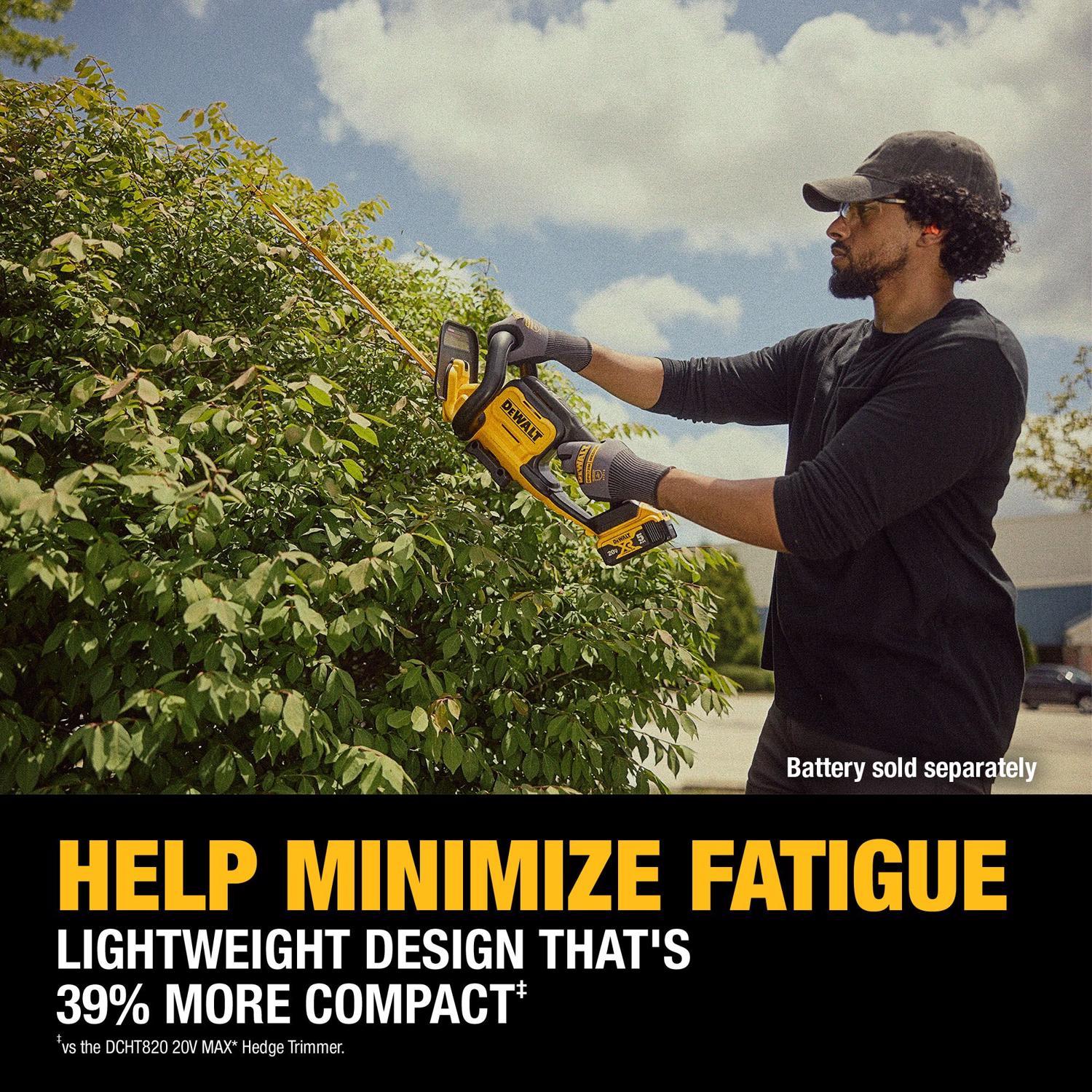 DeWalt 20V MAX 22" Cordless Hedge Trimmer (Tool Only) - Thumbnail 2