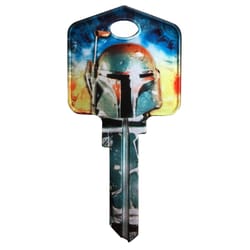 HILLMAN Star Wars Boba Fett House/Padlock Universal Key Blank Single