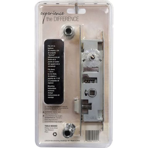 Larson Brush Nickel Silver Zinc Mortise Latch 1 pk Mfr# CH3041701
