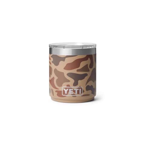 YETI Rambler 10 oz Wetlands Camo BPA Free Lowball Tumbler with