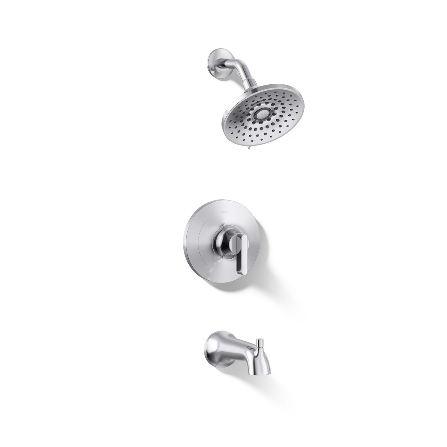 Kohler Sivaro Polished Chrome Tub and Shower Faucet