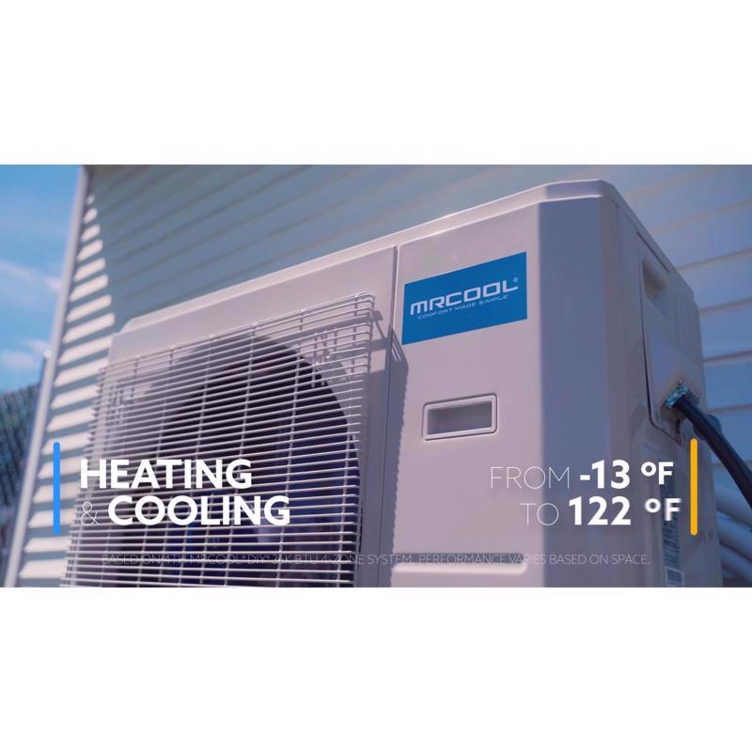 MRCOOL DIY 4th Gen Ductless Mini Split - Thumbnail 4