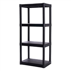 Plano 48.25 in. H X 14.5 in. W X 22 in. D Plastic 4-Tier Shelving Unit