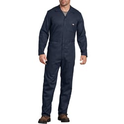 Dickies Men's Cotton/Polyester Coveralls Navy Large Short 1 pk
