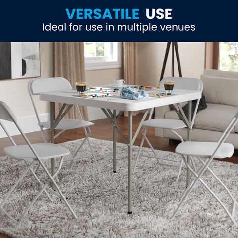 Flash Furniture Contemporary 34.25 in. W X 34.25 in. L Square