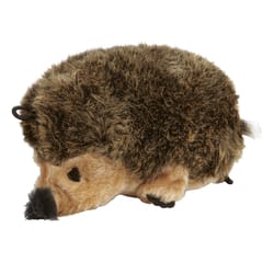 Zoobilee For Dog Brown Plush Hedgehog Dog Toy Large 1 pk