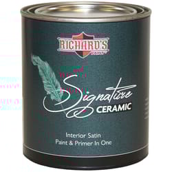 Richard's Paint Signature Series Plus Satin Accent Base Water-Based Paint and Primer Interior 1 qt