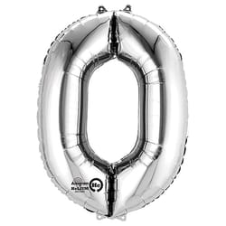 Anagram Balloons Number 0 Foil Balloon 1 pk