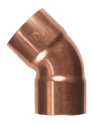 NIBCO 2 in. Sweat X 2 in. D Sweat Copper 45 Degree Elbow 1 pk