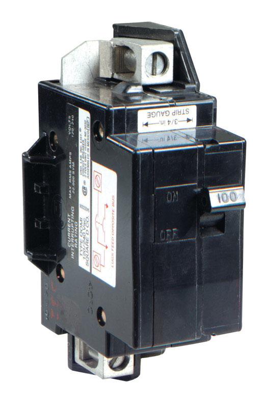 Schneider Electric 34725 Square D QO 100A Plug In 2-Pole Circuit Breaker