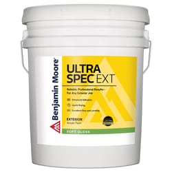 Benjamin Moore Ultra Spec Soft Gloss Base 3 House & Trim Paint Exterior 5 gal