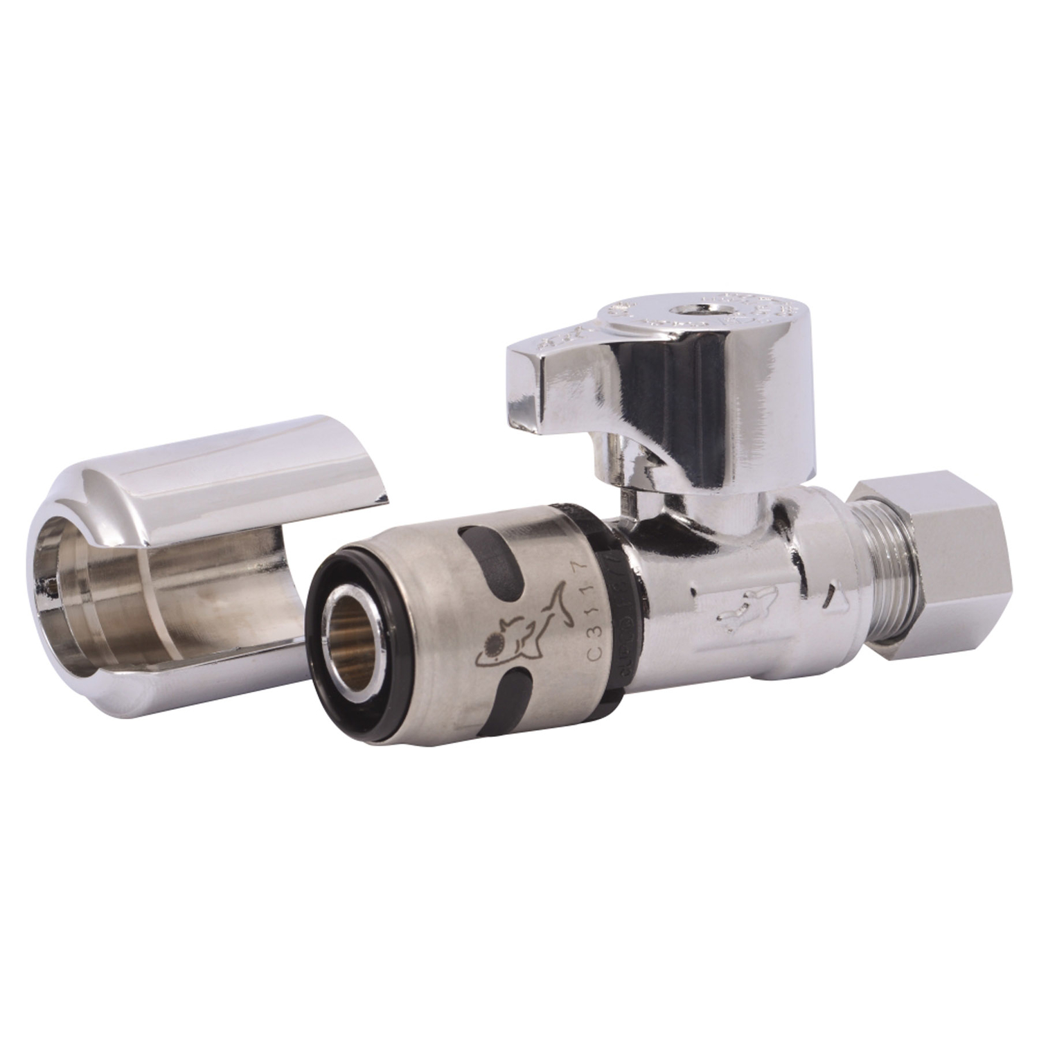 4915005 EvoPEX Push to Connect 0.5 in. Push x 0.38 in. Dia. Compression Straight Stop
