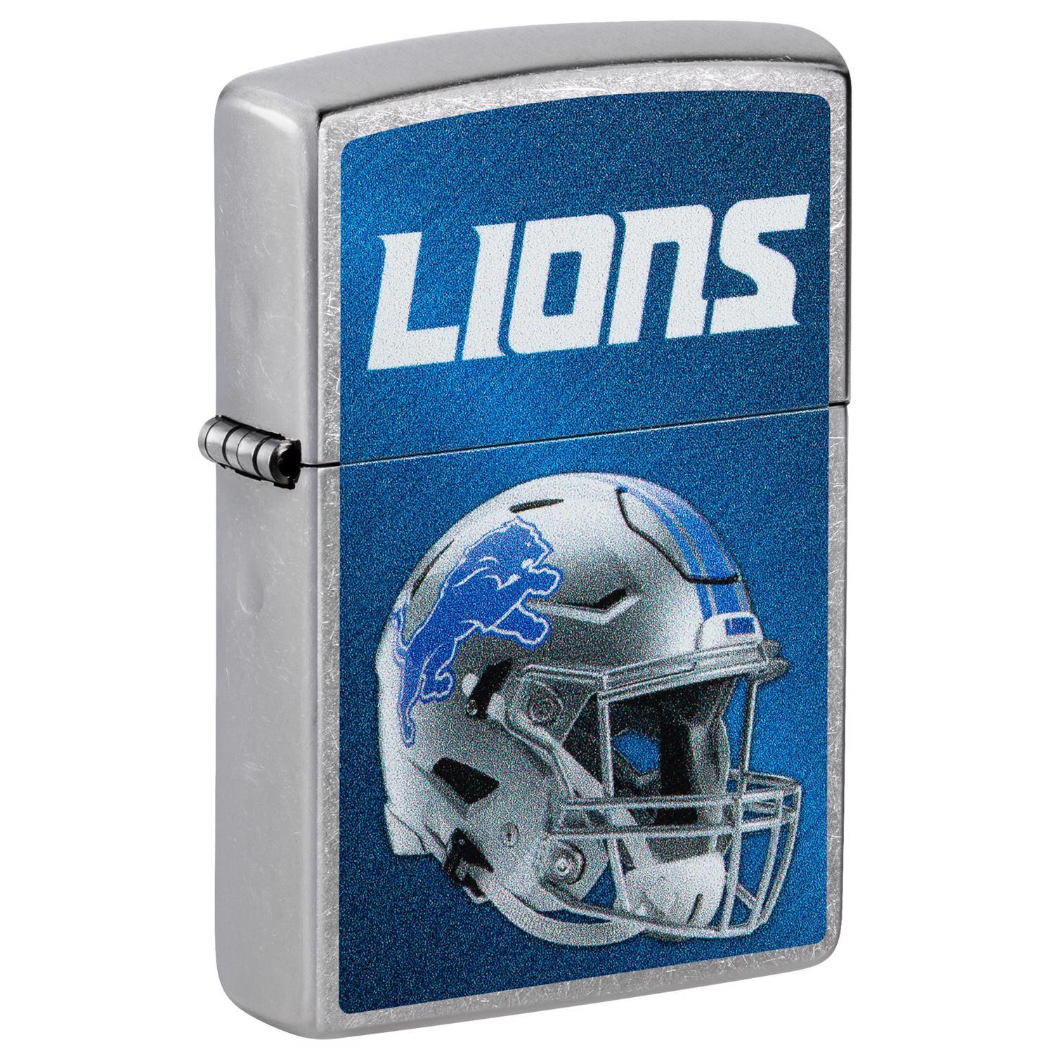 Zippo NFL Silver Detroit Lions Lighter 2 oz 1 pk Mfr# 48428 - Ace