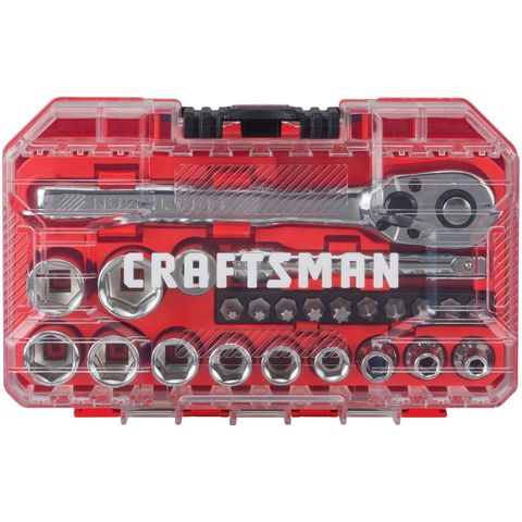 Craftsman 1/4 in. drive Metric 6 Point Mechanic's Tool Set 24 pc