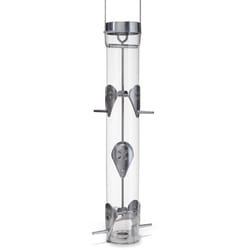 Droll Yankees Finch 1 lb Polycarbonate Tube Bird Feeder 6 ports