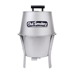 Old Smokey Products 13 in. Small Charcoal Grill Silver