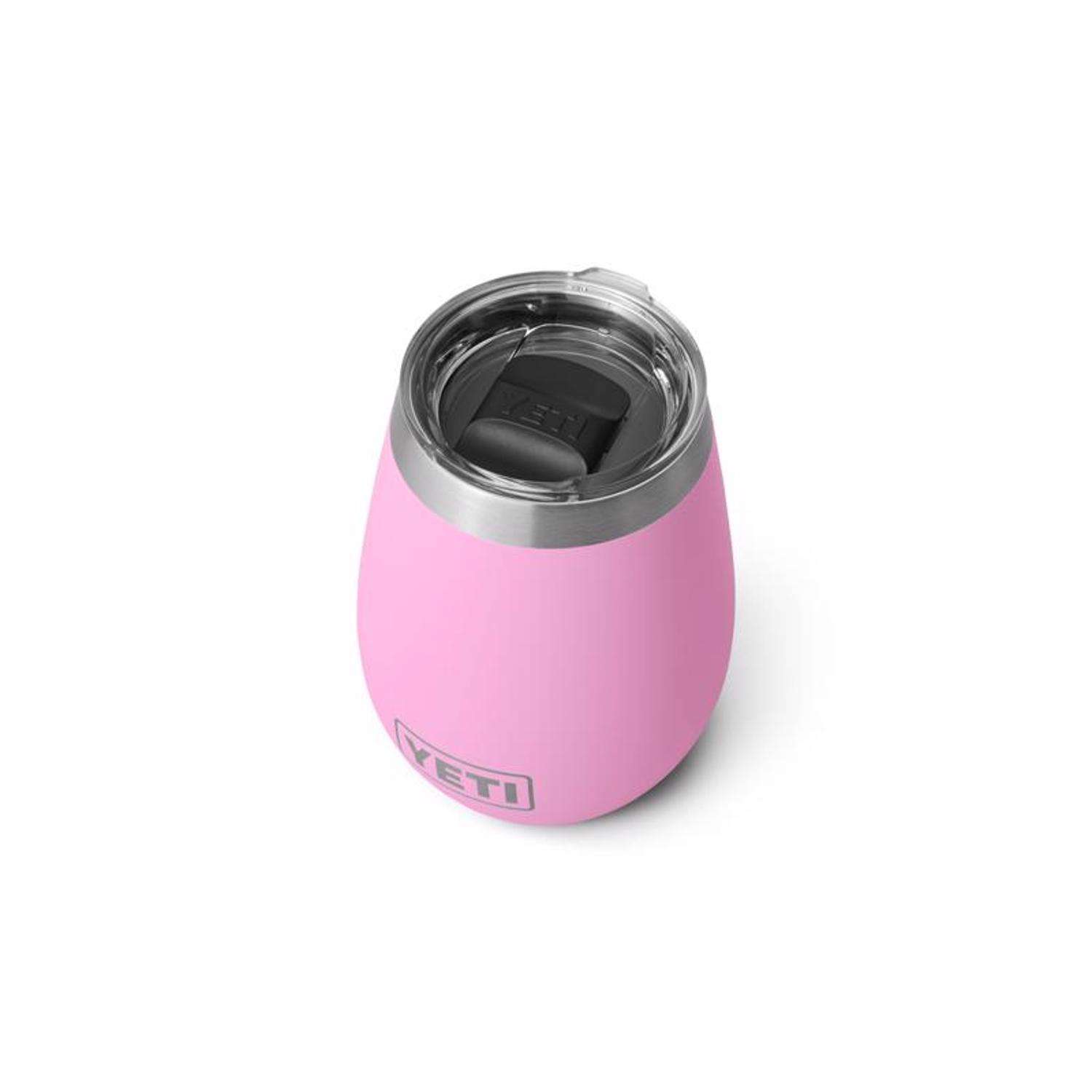 YETI Rambler 10 oz Power Pink BPA Free Wine Tumbler with